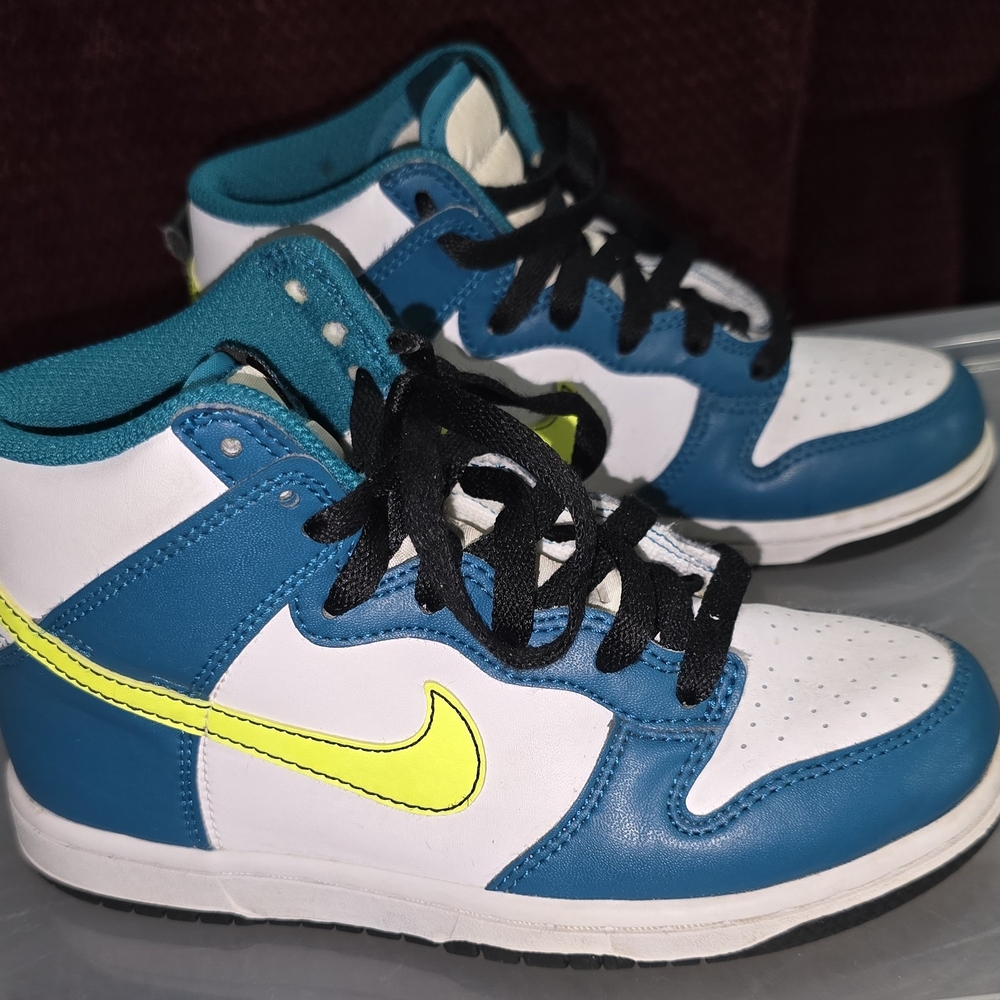 Nike Dunk High GS 'Bright Spruce Volt' White Teal DB2179-109